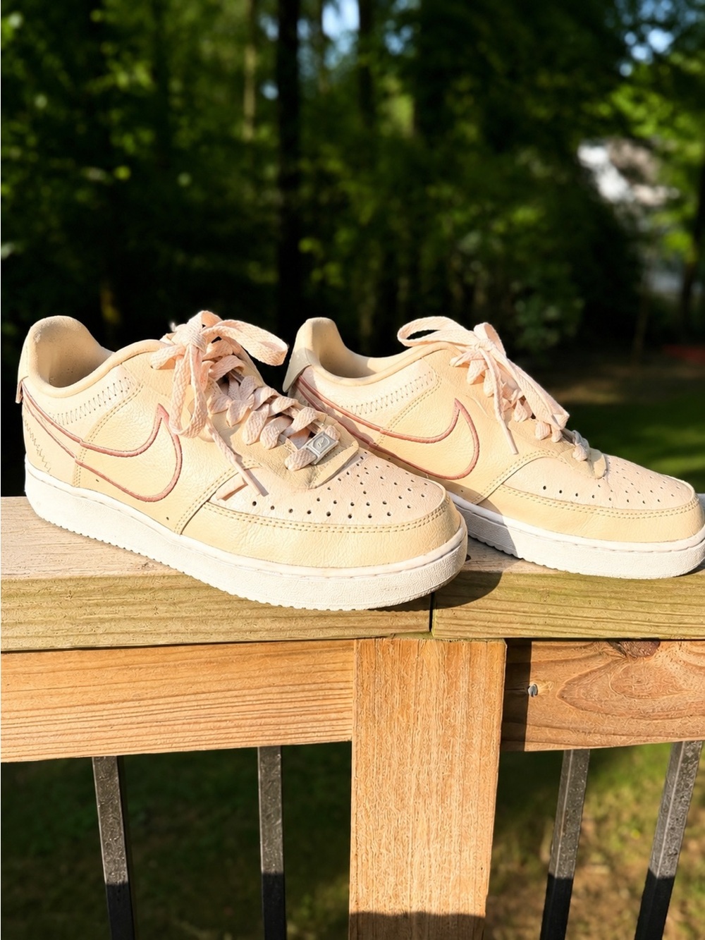 Nike Air Force 1 Low Women’s 8.5 Blush Pink Cream AF1 Sneakers
